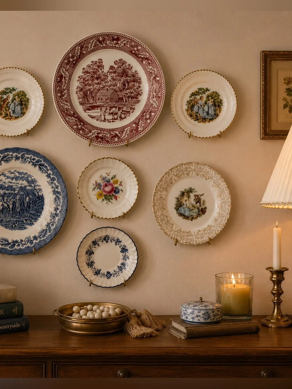 Vintage Plate D’or LIMOGES AMERICAN Serenade 22K Gold | Grandmillennial Cottage
